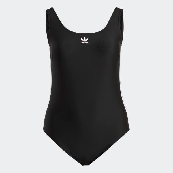 Adicolor 3-Stripes Swimsuit (Plus Size) Product Image