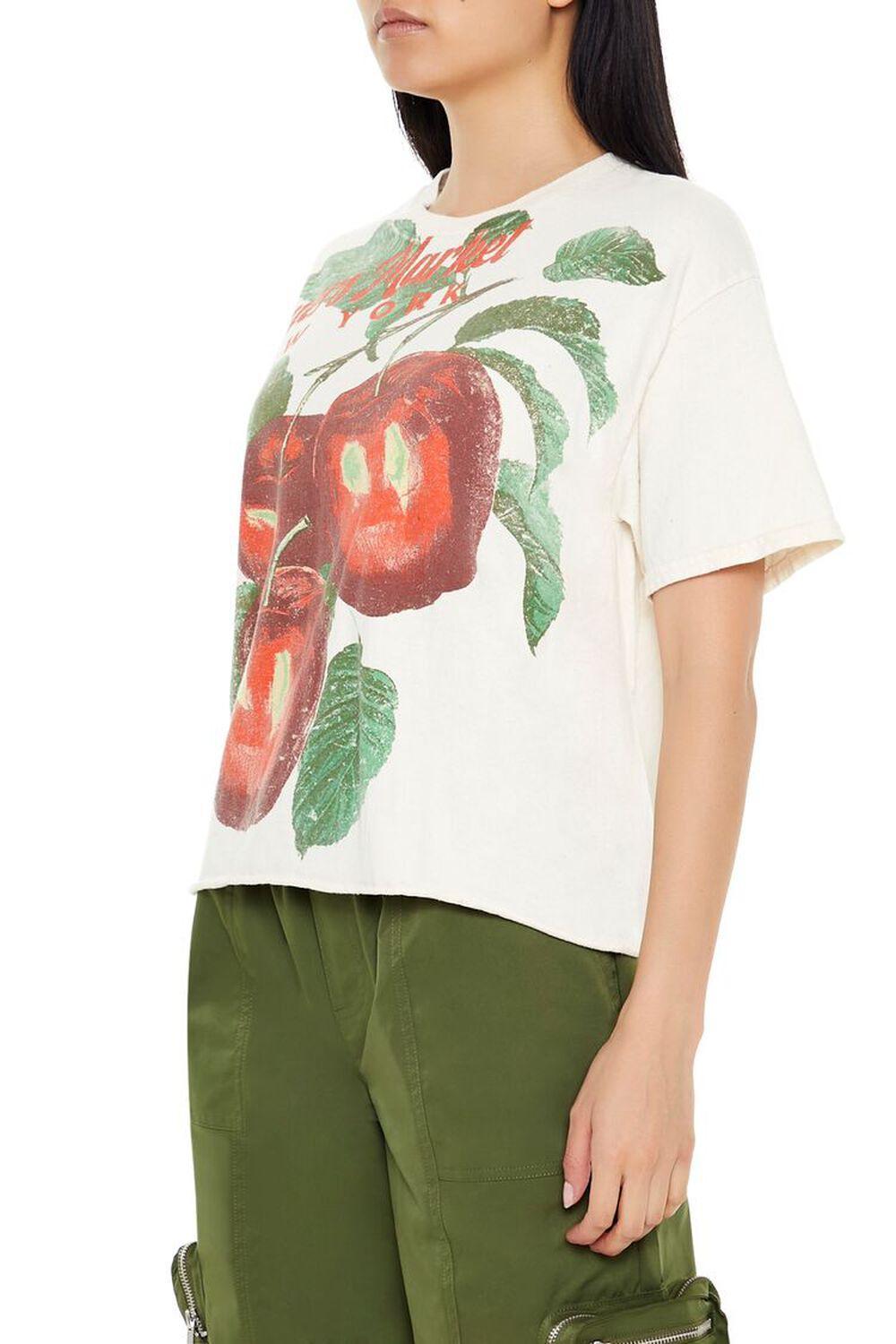 Farmers Market Apple Cropped Graphic Tee | Forever 21 Product Image