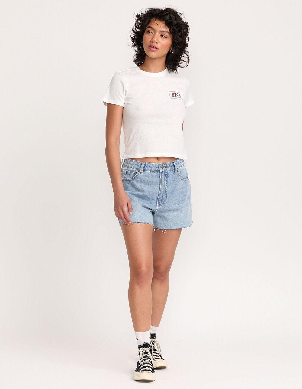 RVCA 411 Womens Fitted Baby Tee Product Image