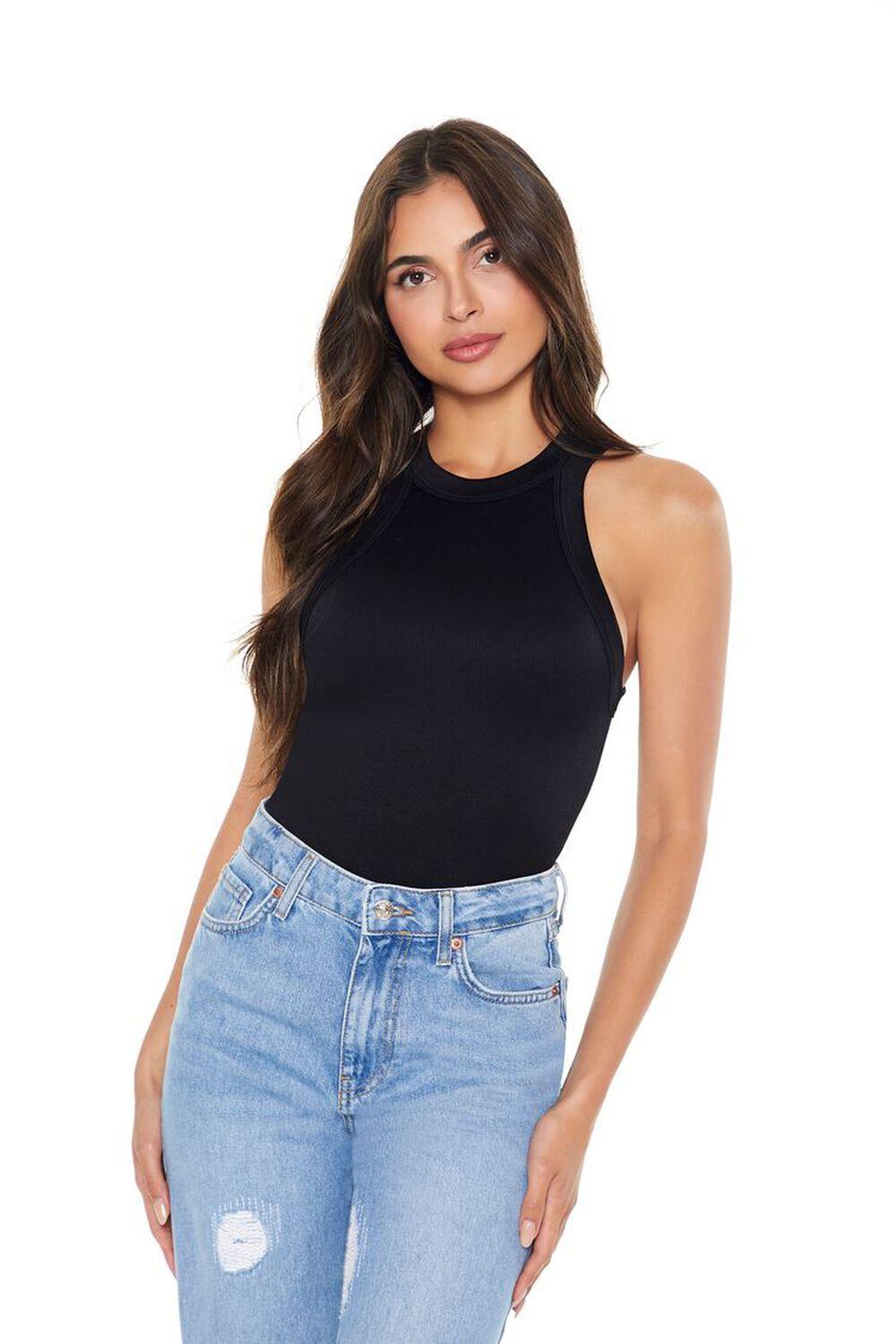 Seamless Racerback Bodysuit | Forever 21 Product Image