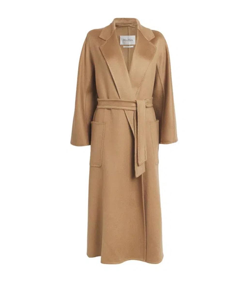 MAX MARA Ludmilla Belted Cashmere Midi Coat In Brown product image