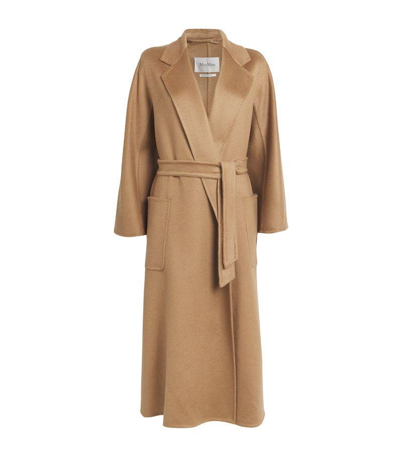 Ludmilla Belted Cashmere Midi Coat In Brown Product Image