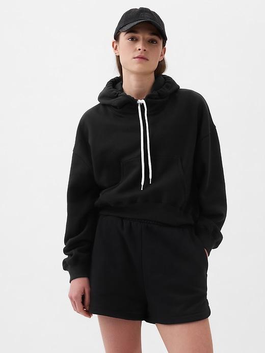 Vintage Soft Cropped Hoodie Product Image