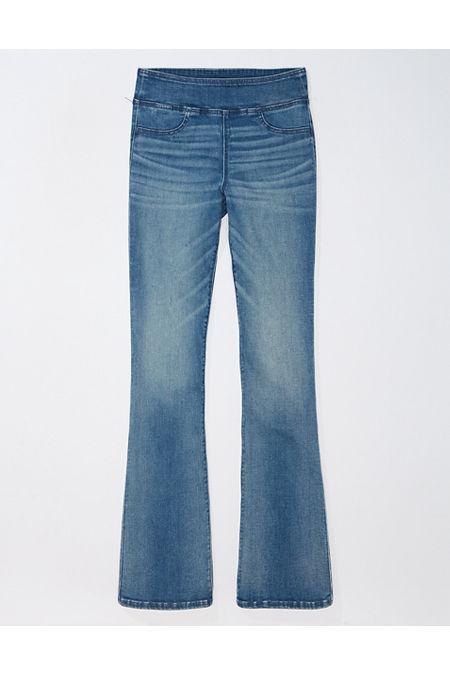 AE Luxe Pull-On High-Waisted Kick Bootcut Jean Womens Product Image