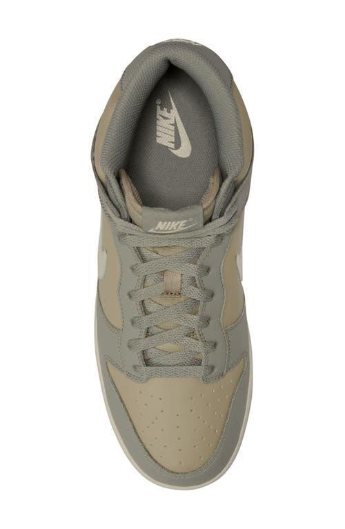 Dunk Mid Basketball Sneaker In Dark Stucco/light Bone/olive Product Image