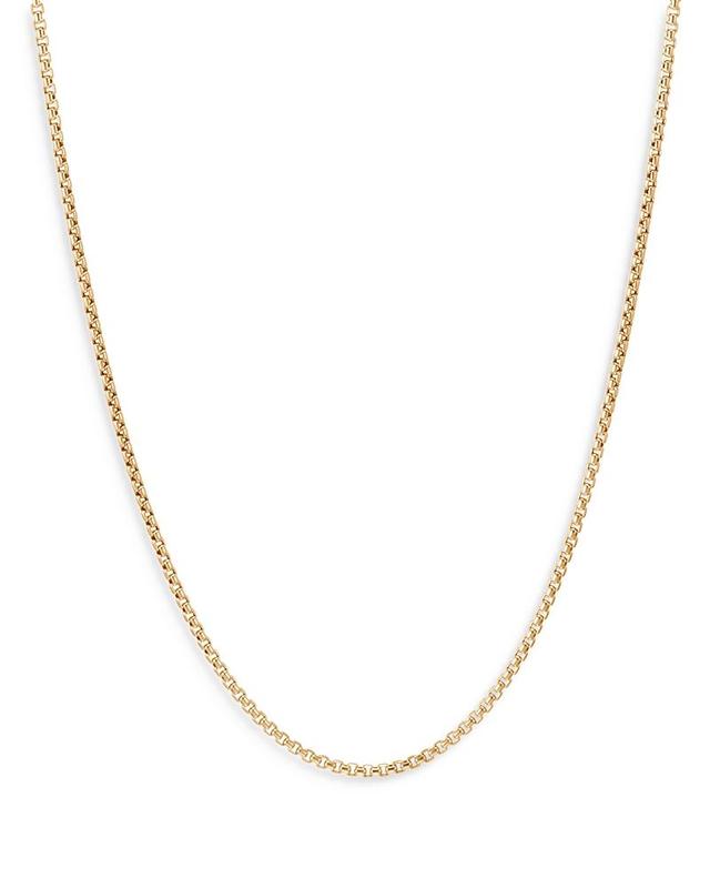 John Hardy Mens 18K Yellow Gold Classic Chain Box Link Necklace, 20 Product Image