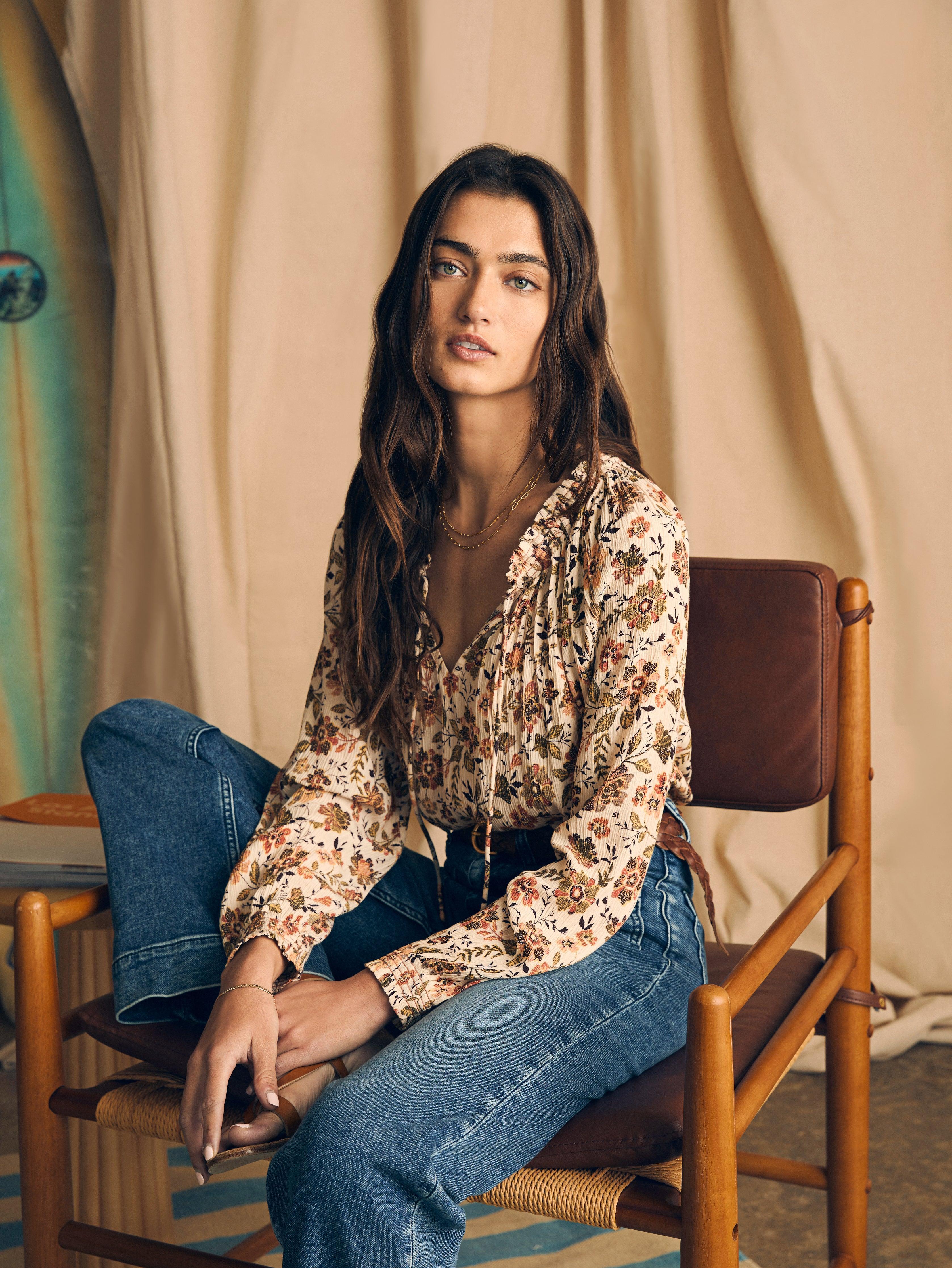 Emery Top - Taos Floral Female Product Image