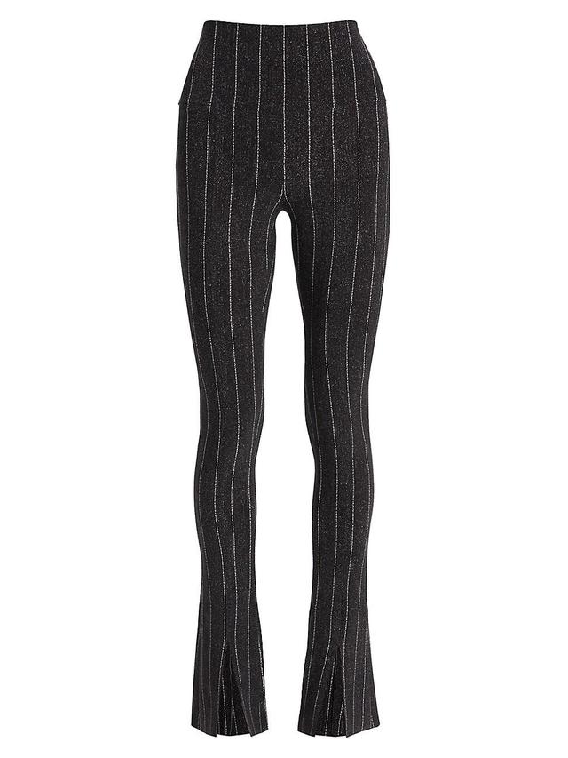 Womens Spat Pinstriped Flared Leggings Product Image