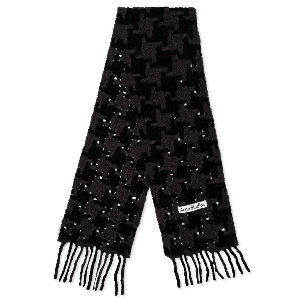 Houndstooth Scarf - Black/Grey Male Product Image