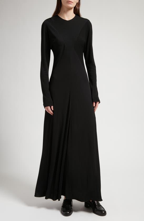 THE ROW Jersey Maxi Dress In Black Product Image