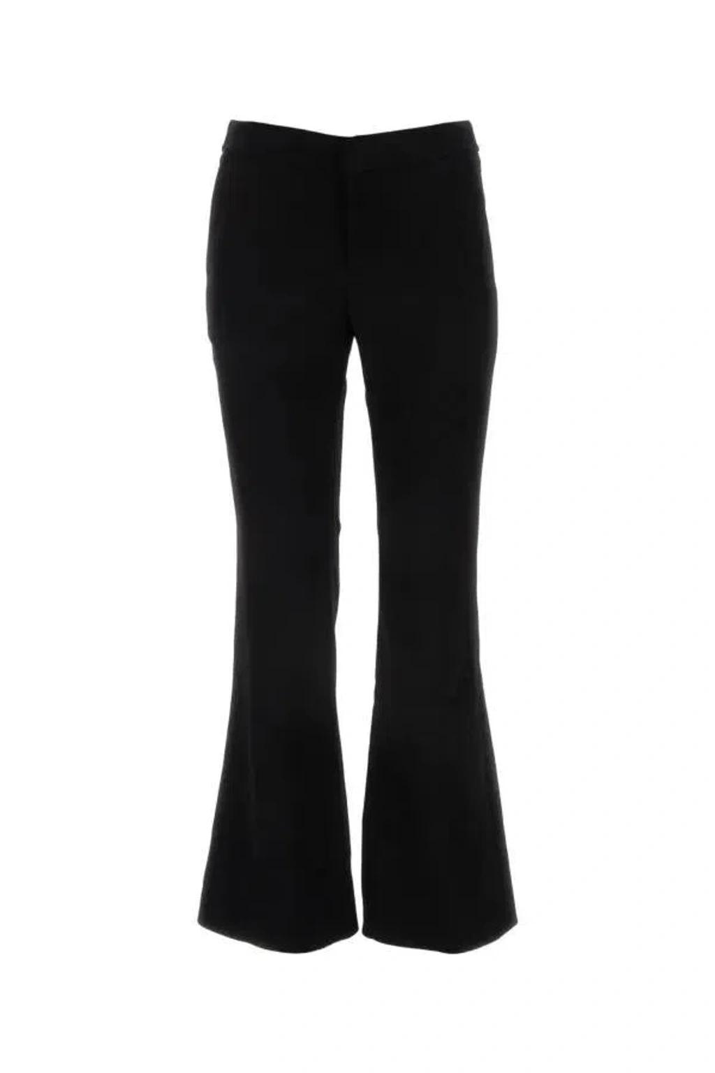 BALMAIN Woman Pants Black Size 4 Wool Product Image