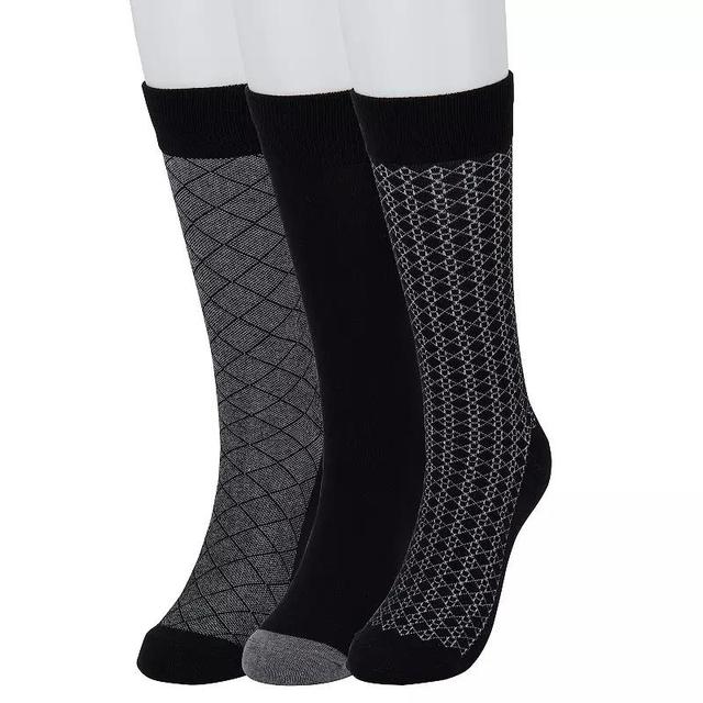 Mens Sonoma Goods For Life 3-pack Patterned Dress Socks Product Image