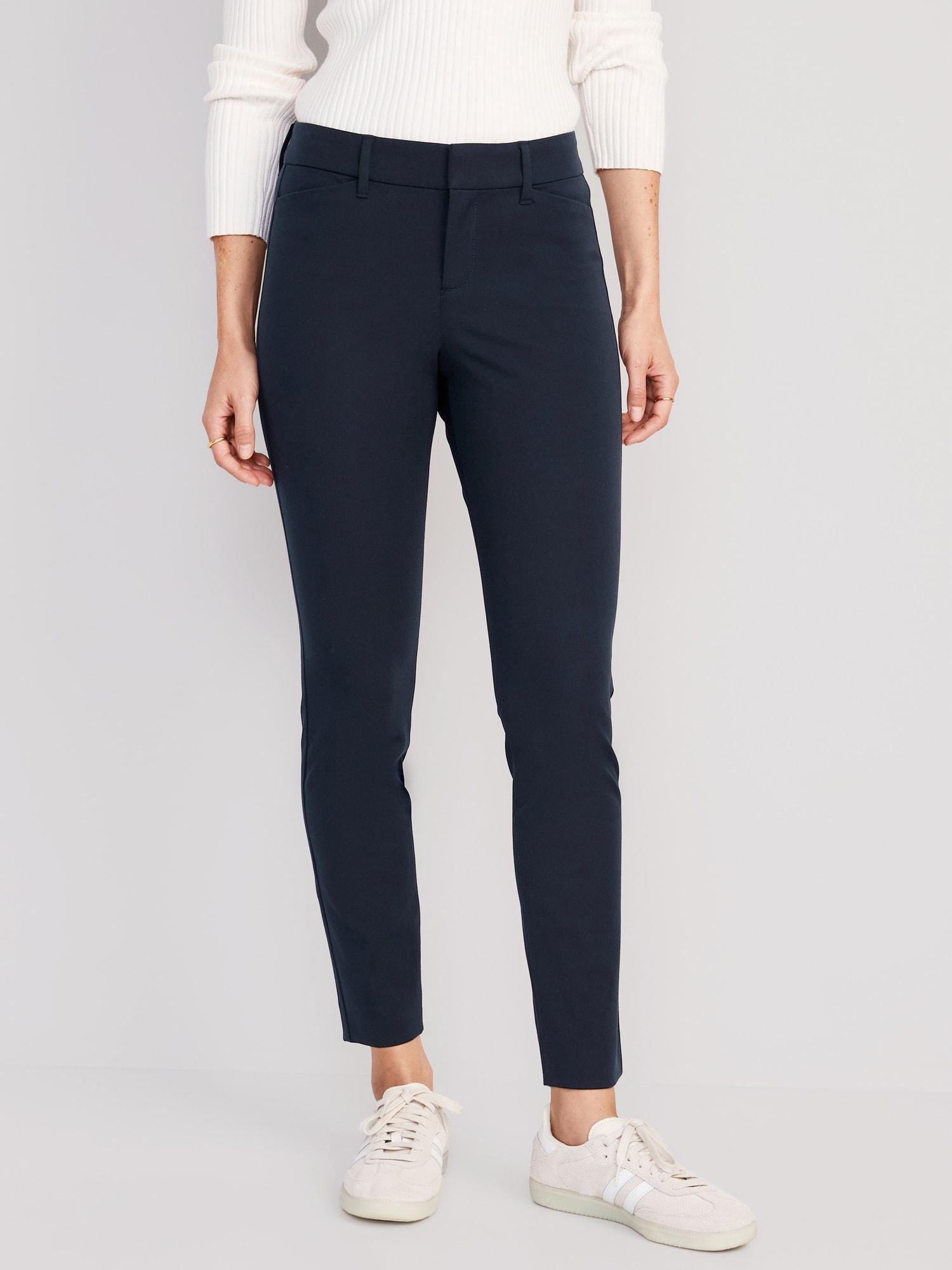 Mid-Rise Pixie Skinny Ankle Pants Product Image