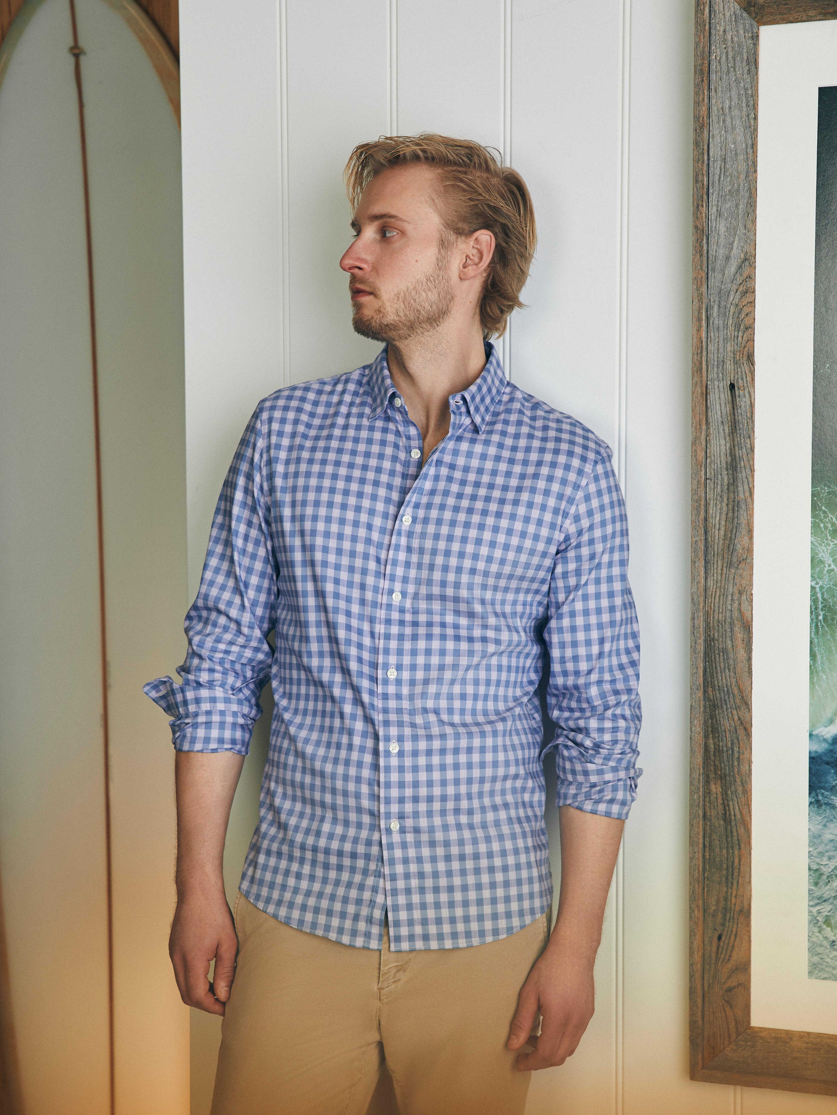 Movement™ Shirt - Lilac Waters Gingham Male Product Image