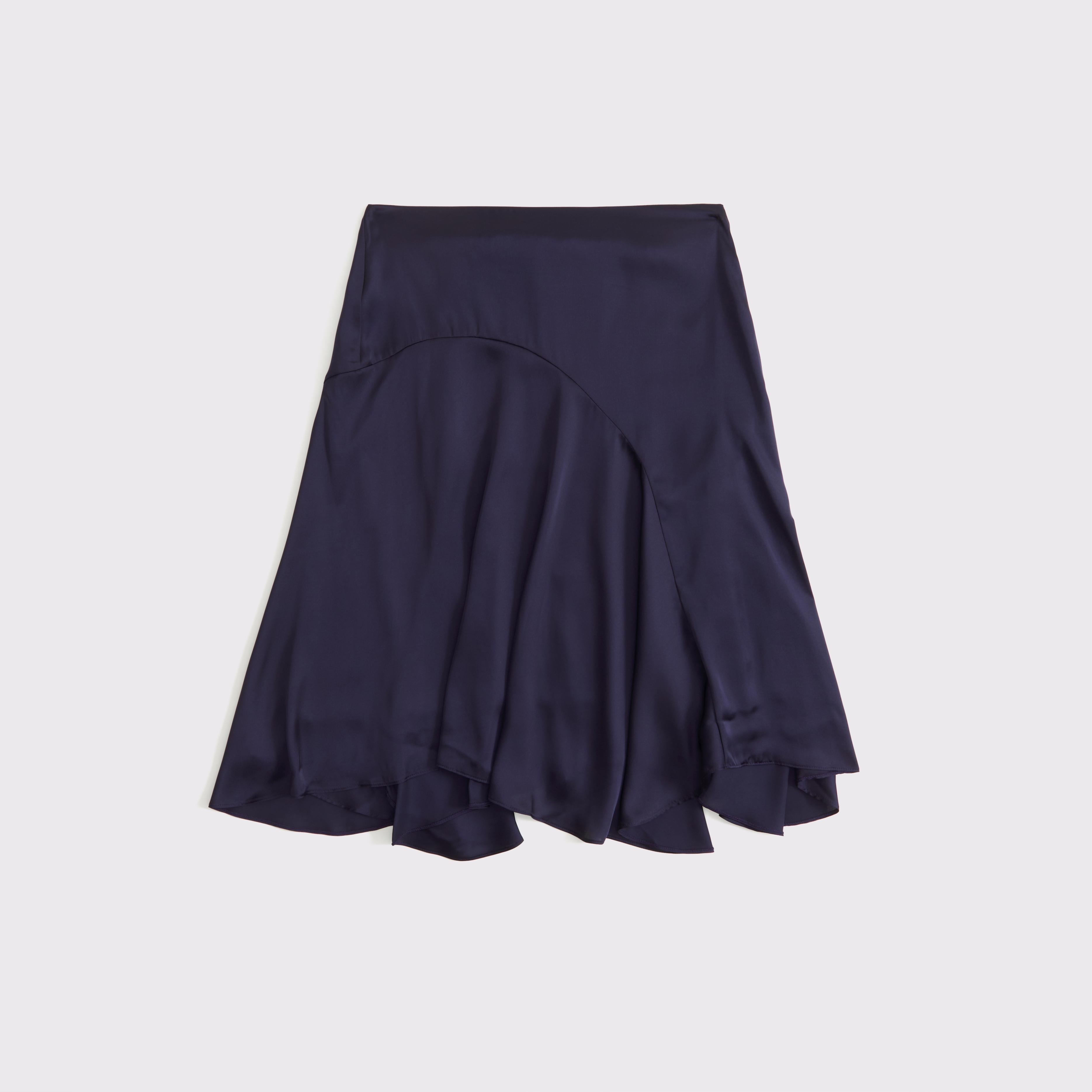 Satin Midi Skirt product image