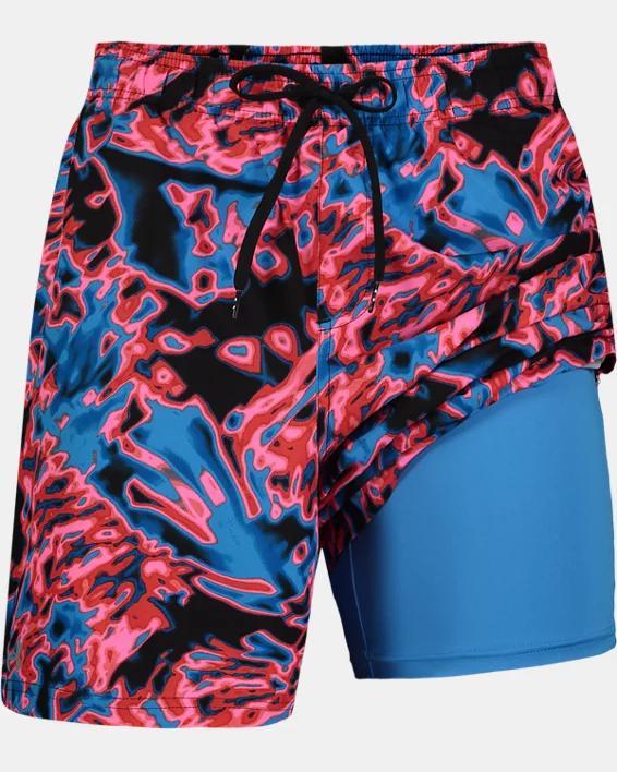 Men's UA Grunge Tropic Compression Volley Shorts Product Image