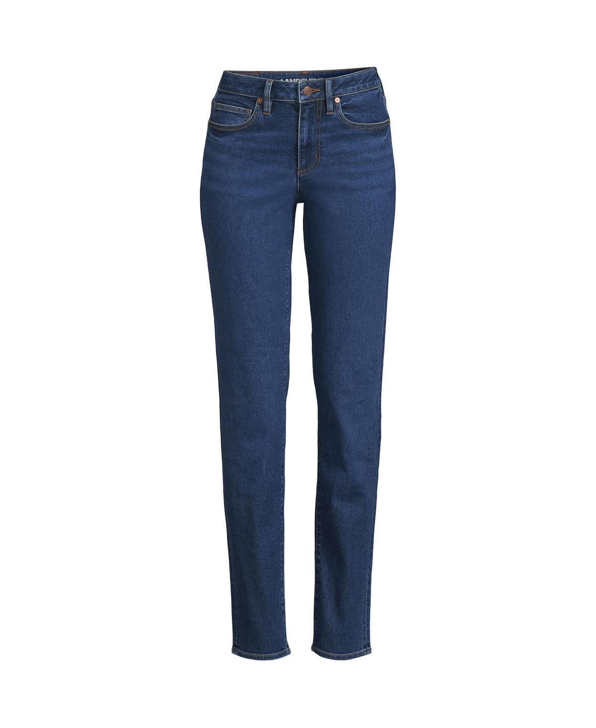 Womens Lands End Mid-Rise Boyfriend Jeans Product Image