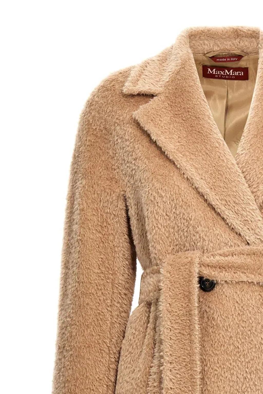 MAX MARA Studio Women 'nilo' Coat In Cream Product Image