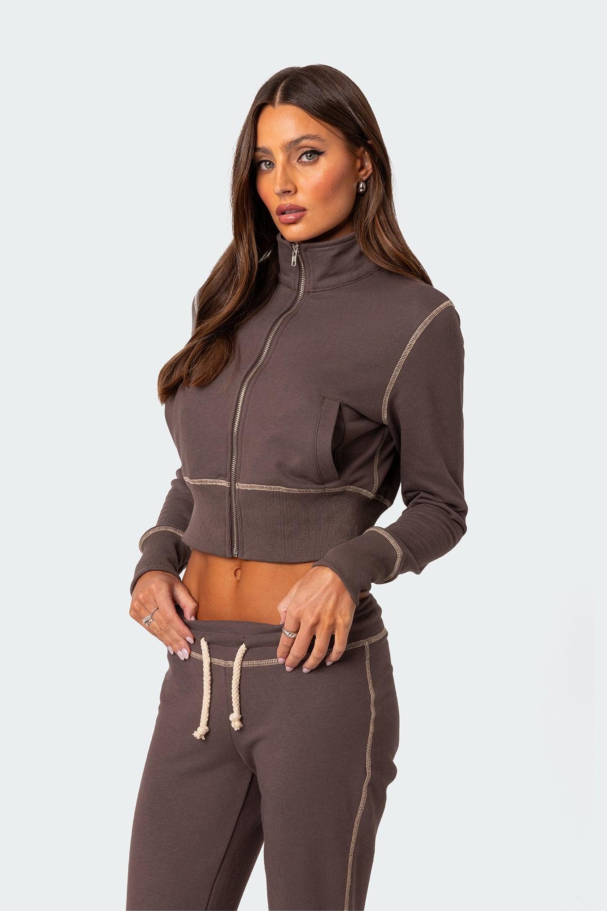 Alexia Zip Up Sweatshirt Product Image