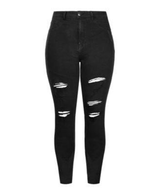 Plus Size Harley Rock N Roll Skinny Jean Product Image