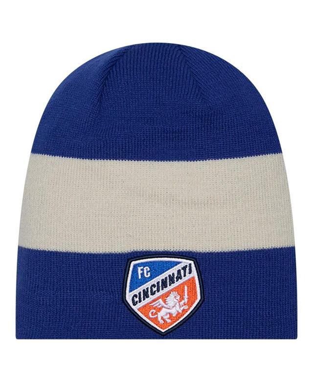 Mens New Era FC Cincinnati 2024 Kick Off Collection Knit Beanie Product Image