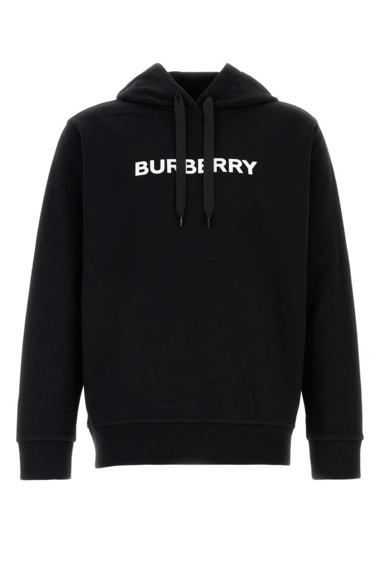 Black Logo Print Sweatshirt Product Image