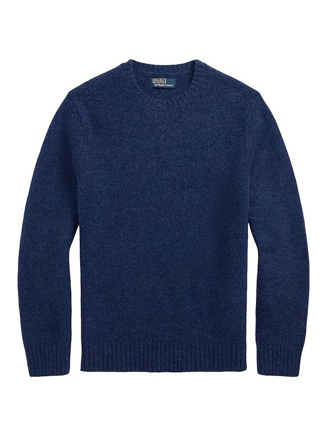 Mens Alpaca-Blend Crewneck Sweater Product Image