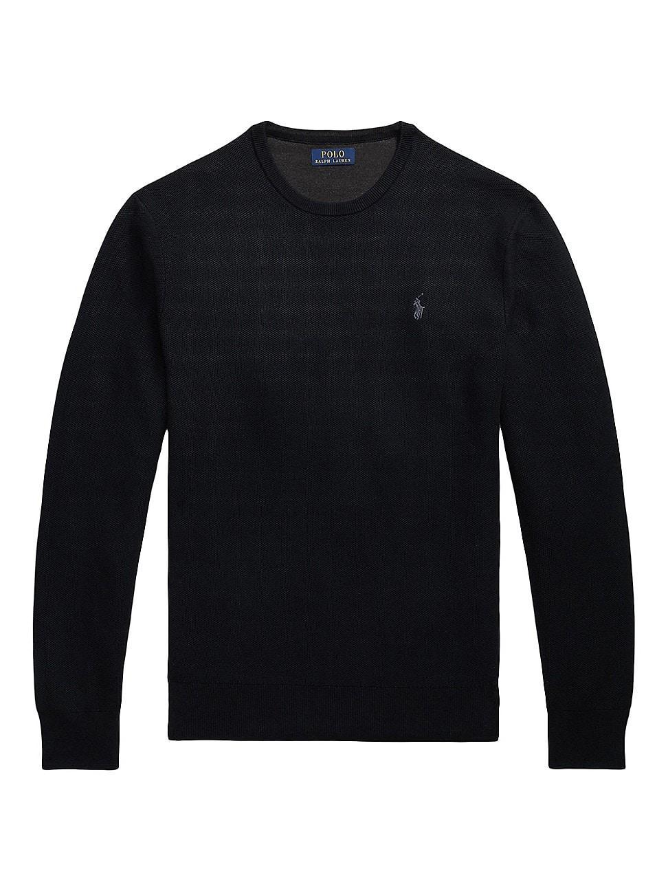 Mens Cotton Crewneck Sweater Product Image