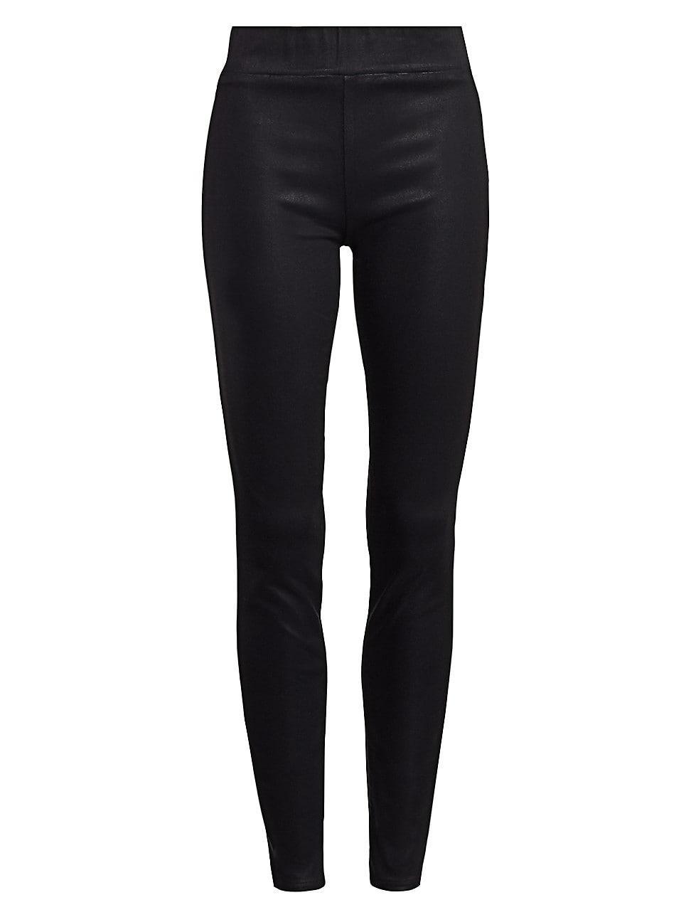 Womens Rochelle High Rise Coated Skinny Leggings Product Image