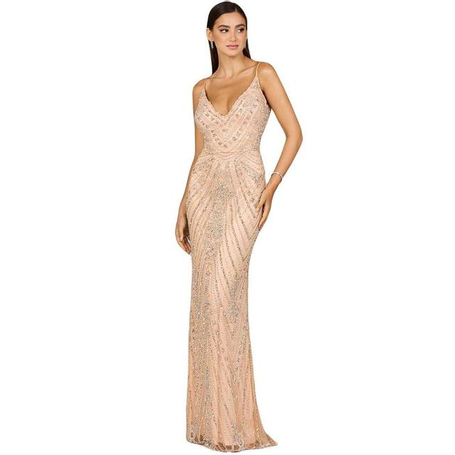 Lara Womens Spaghetti Strap Beaded Dress Product Image