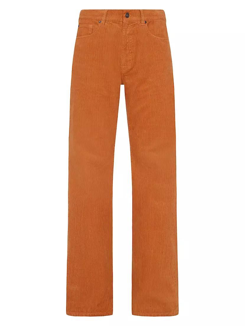 Tess Corduroy Straight-Leg Pants Product Image