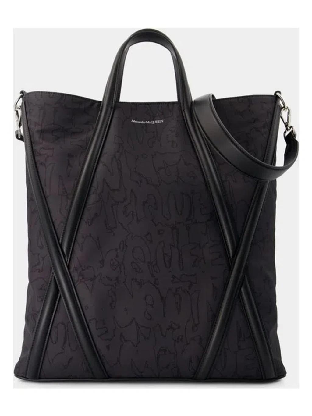 Men's Harness Tote Bag In Black Product Image