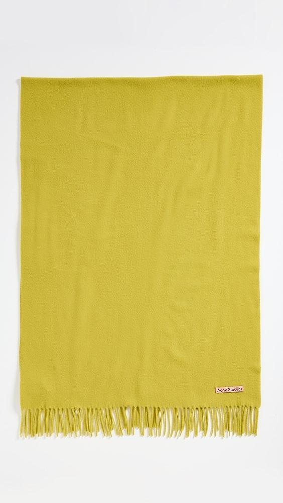 Acne Studios Oversized Fringe Wool Scarf | Shopbop Product Image