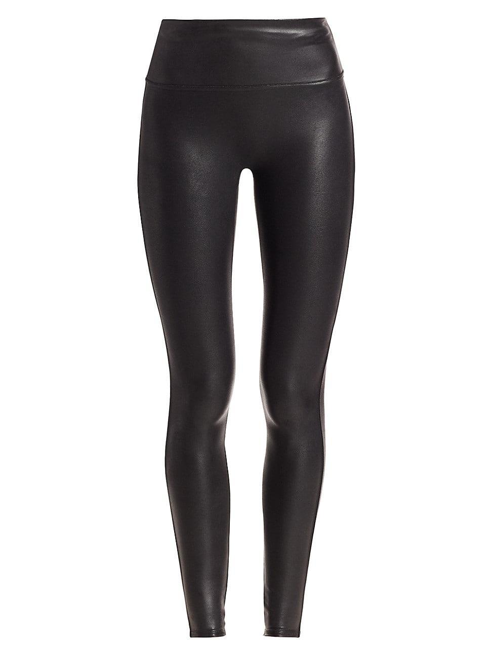 Womens Faux Leather Leggings product image