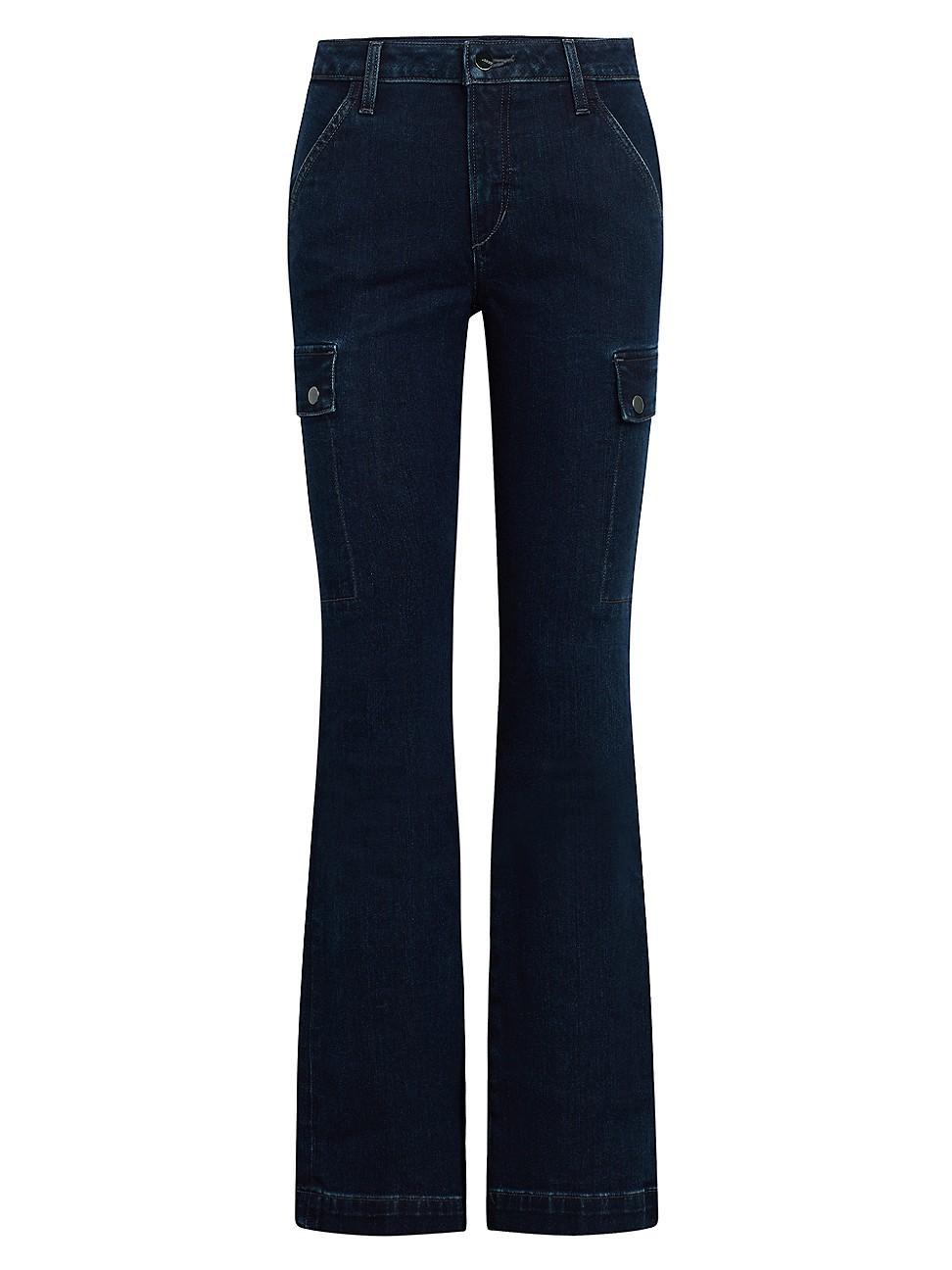 Womens The Frankie Cargo Bootcut Jeans Product Image