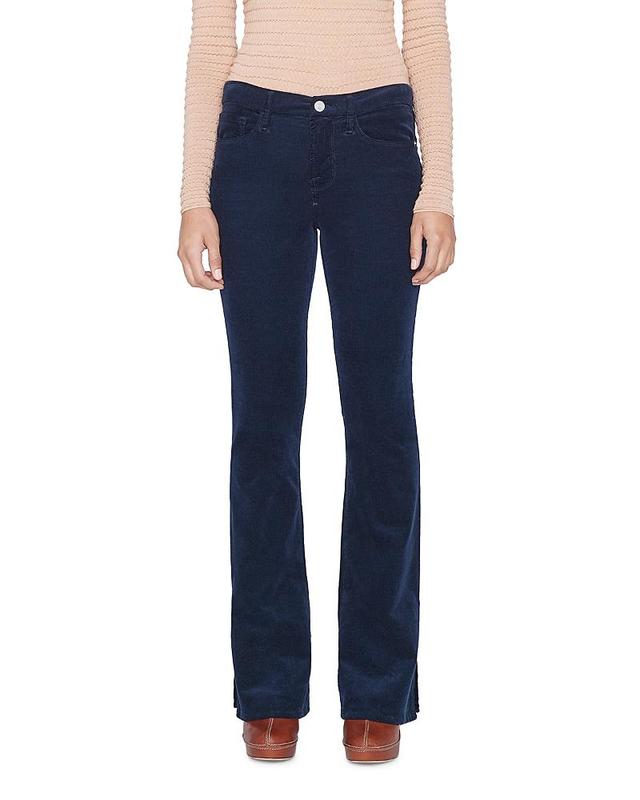 Frame Le Mini High Rise Bootcut Jeans in Navy Product Image