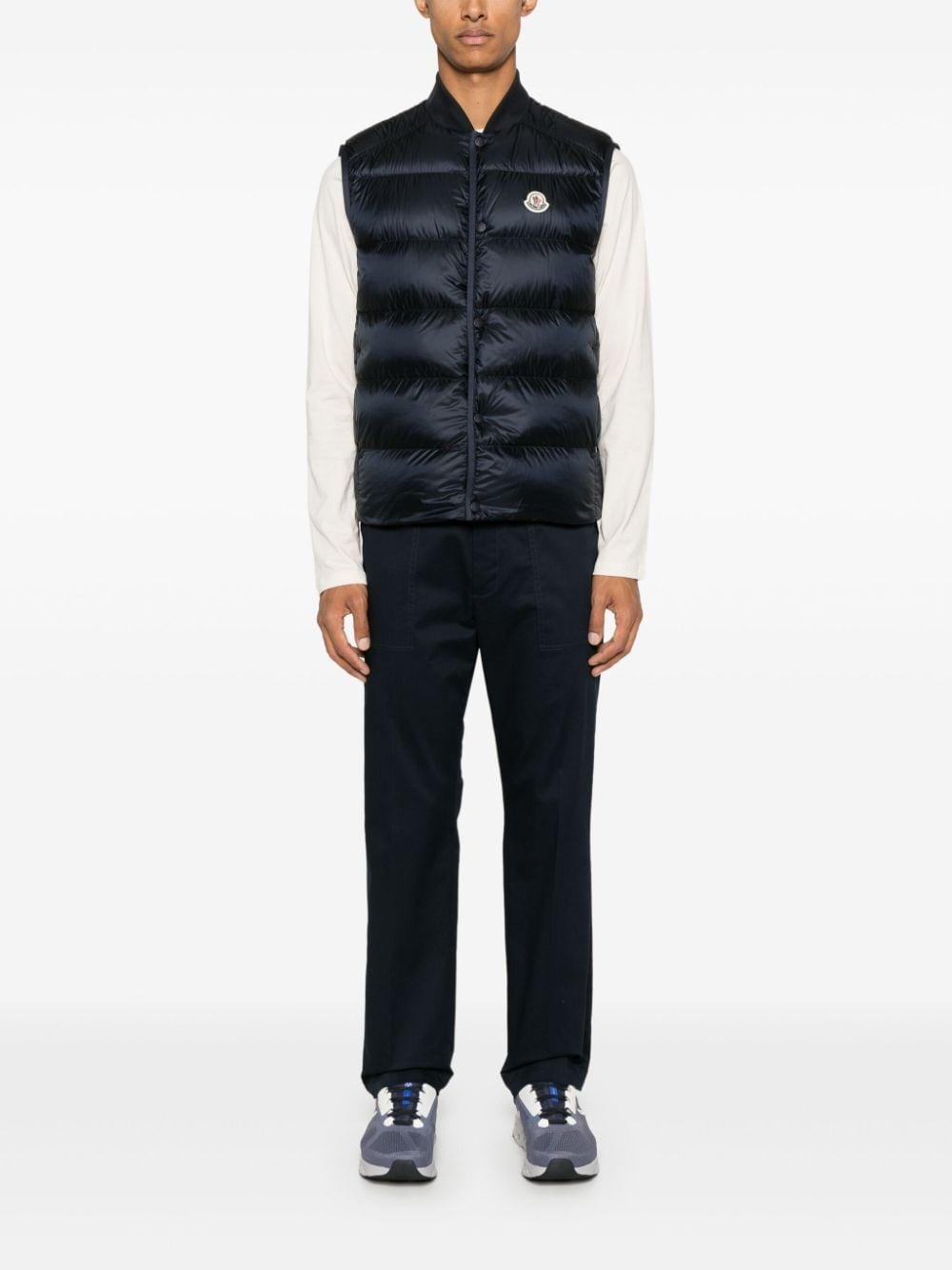 MONCLER Serot Nylon Down Vest In Navy Product Image