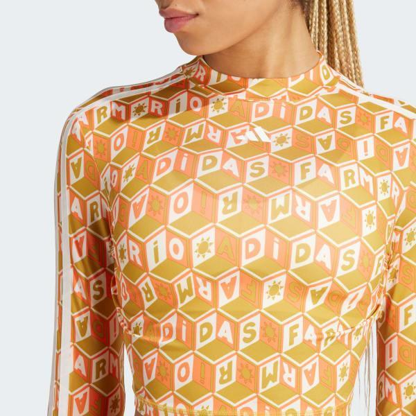 adidas x FARM Rio Crop Long Sleeve Shirt Product Image