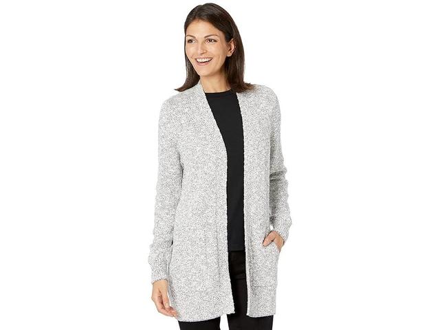 L.L.Bean Cotton Ragg Sweaters Open Cardigan (Natural) Women's Clothing Product Image