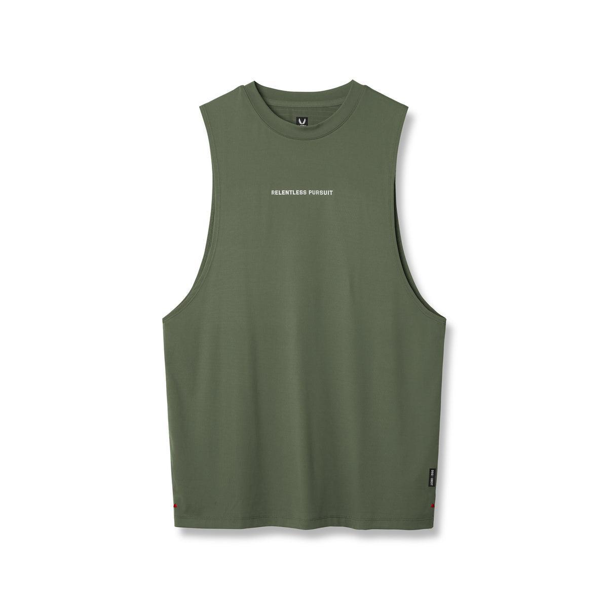 0837. 3D-Lite® 2.0 Lycra® Muscle Tank - Olive "RP" Product Image