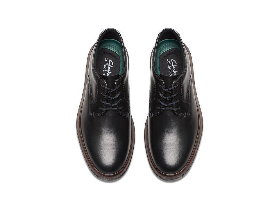 Clarks Burchill Derby Leather) Men's Lace Up Wing Tip Shoes Product Image