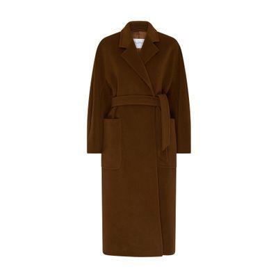 MAX MARA Black Poldo Wool Coat Product Image