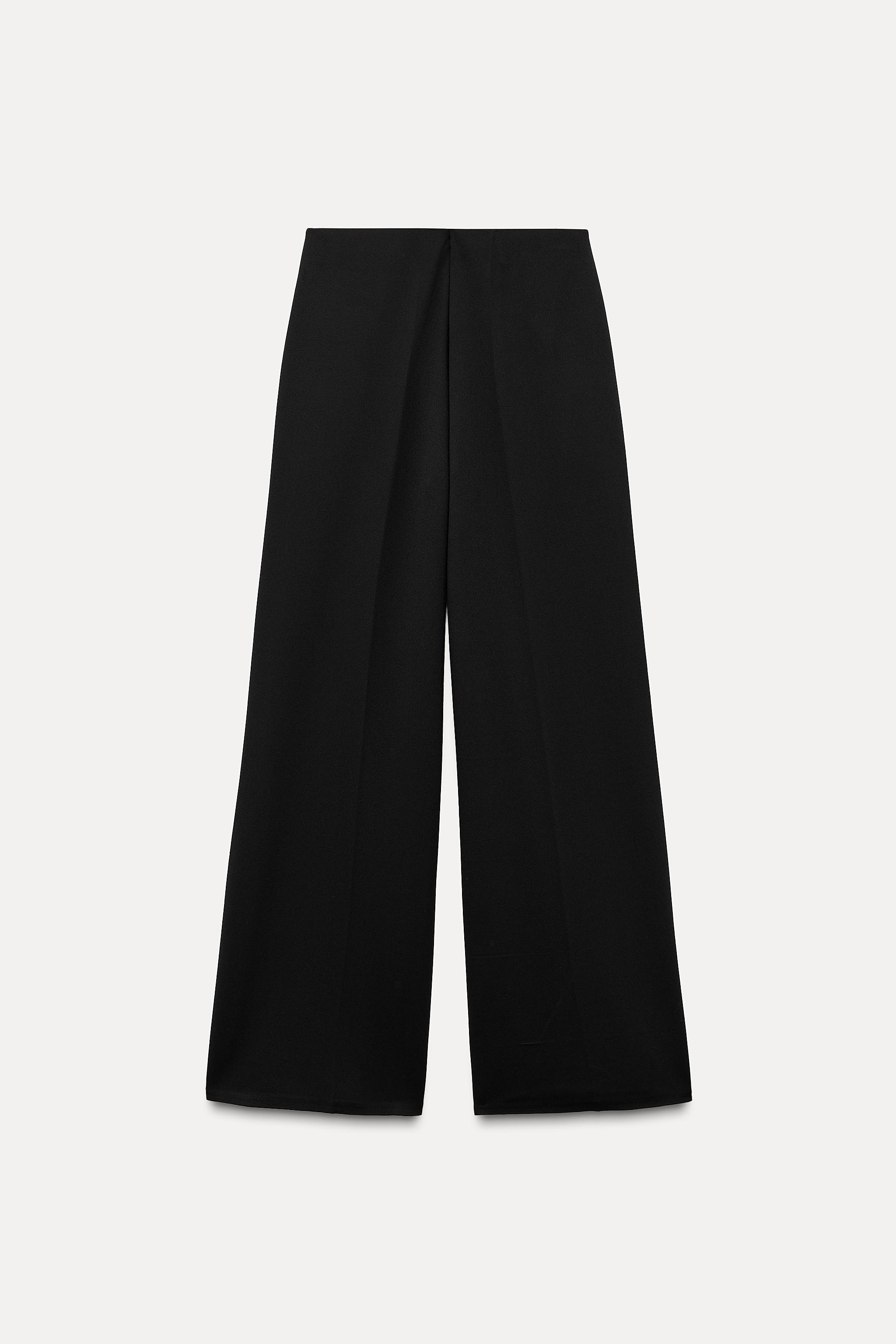 WIDE LEG CREPE PANTS Product Image