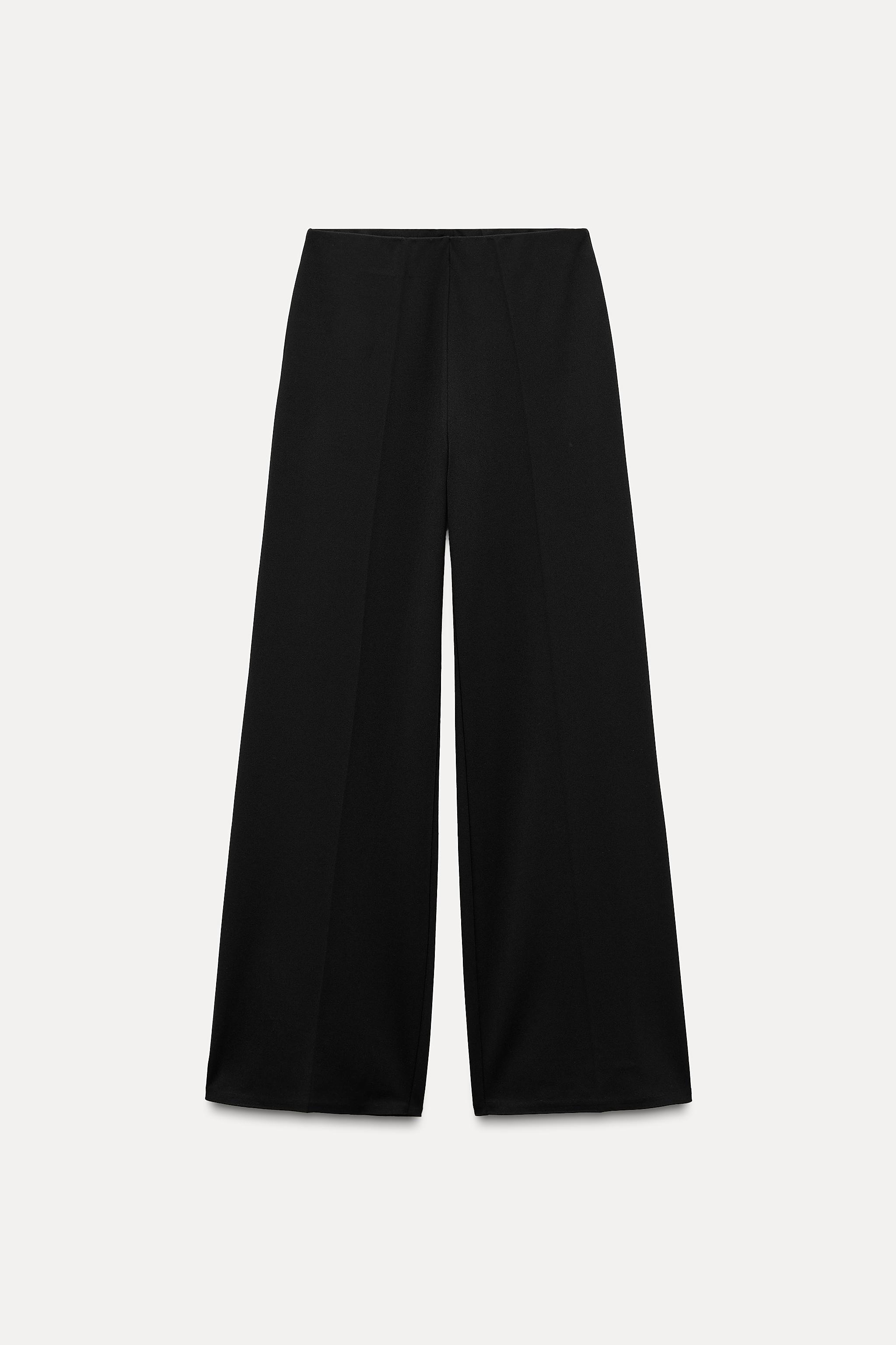 WIDE LEG CREPE PANTS Product Image