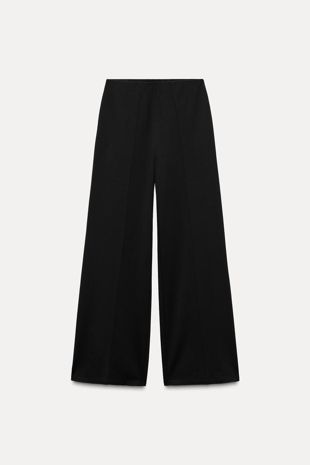 WIDE LEG CREPE PANTS Product Image