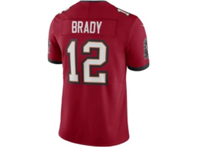 NIKE Tampa Bay Buccaneers Men's Pride Name And Number Wordmark 3.0 Player T-shirt Tom Brady In Red Product Image