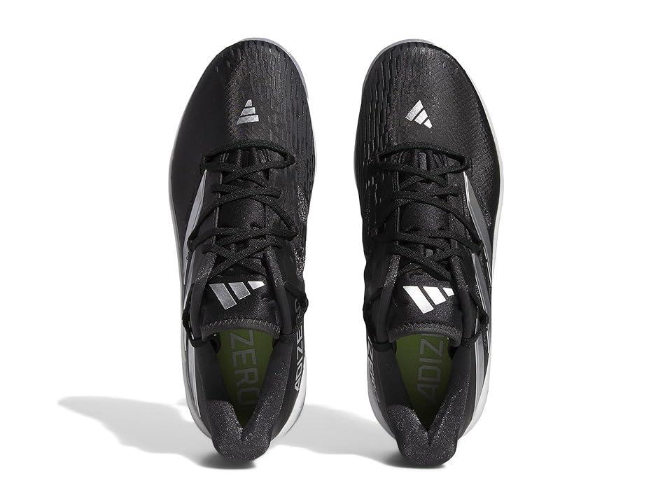 adidas Adizero Afterburner 9 Turf Baseball Cleats (Core /Silver Metallic/Carbon) Men's Shoes Product Image