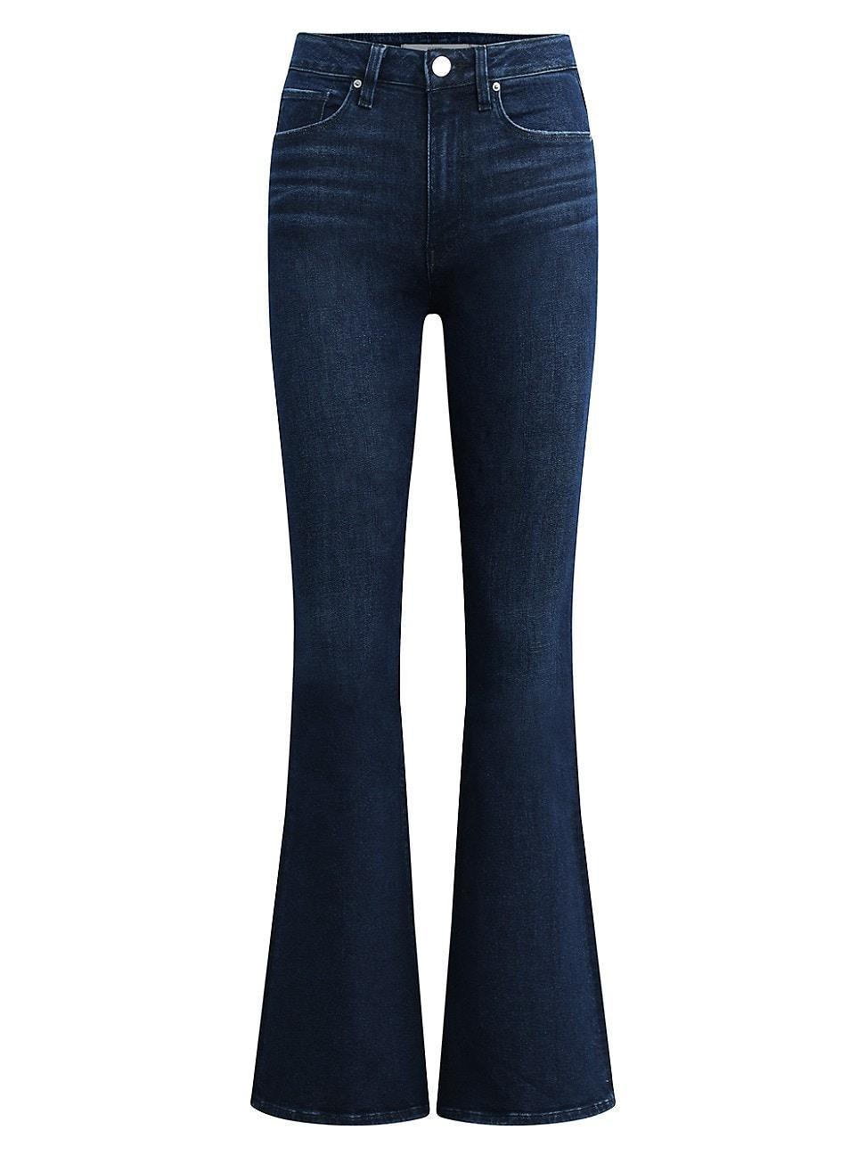 Womens Holly High-Rise Flared Jeans Product Image