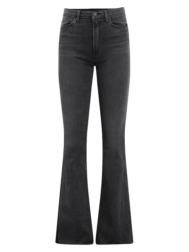 Womens Petite Holly High-Rise Flare Jeans Product Image