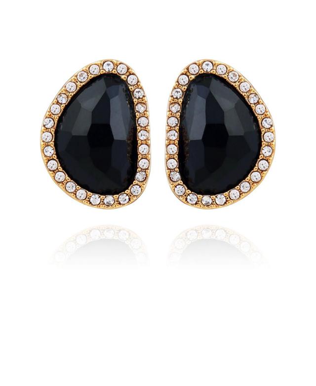 T Tahari Womens Jet Button Stud Earring Product Image